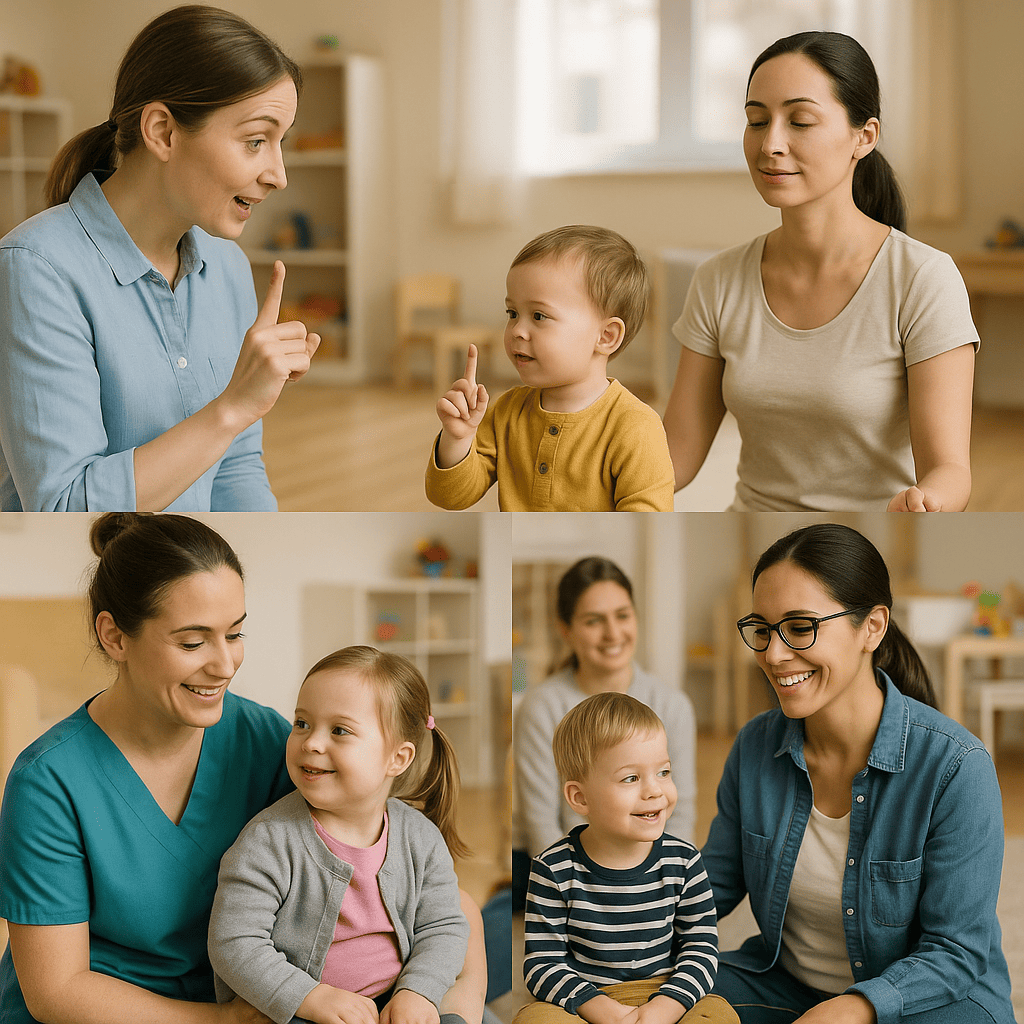 image Former les professionnels de la petite enfance à la langue des signes, l’inclusion et la relaxation